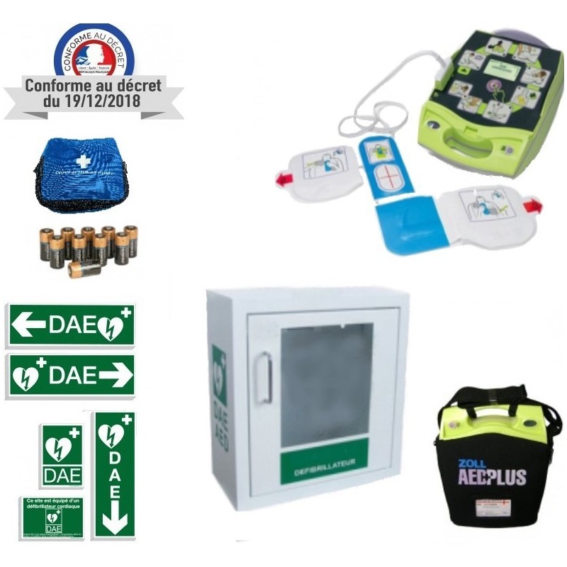 Pack défibrillateur complet Zoll AED Plus  auto - Au meilleur prix